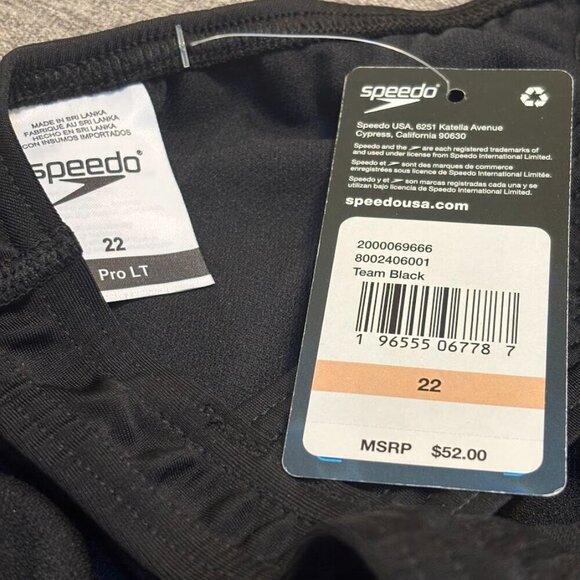 Speedo Girls' Swimsuit One Piece Prolt Super Pro Solid Youth - Picture 4 of 6